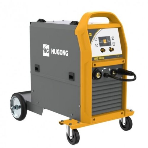 Pusautomātiskais Hugong EMIG 300 LCD MIG/MAG pārveidotājs 300A, 380V