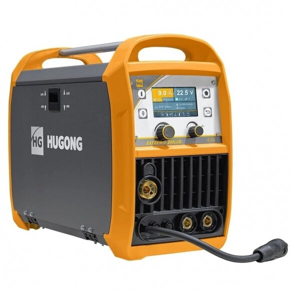 Pusautomātiskais Hugong EXTREMIG 200 LCD III 200A, 230V