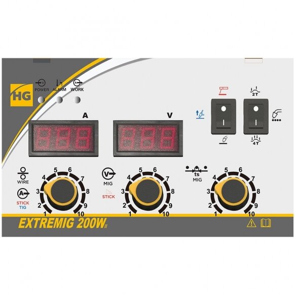 Pusautomātiskais Hugong EXTREMIG 200W III 200A, 230V