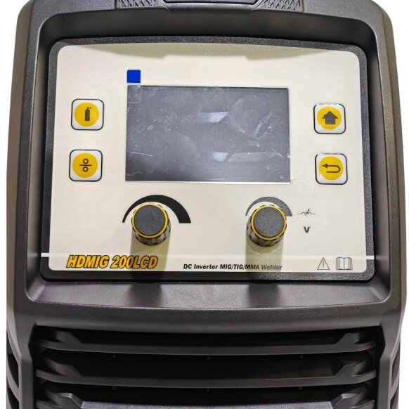 Pusautomātiskais Hugong HDMIG200 LCD 200A, 230V