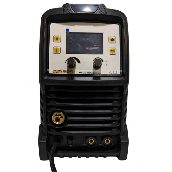 Pusautomātiskais Hugong HDMIG200 LCD 200A, 230V