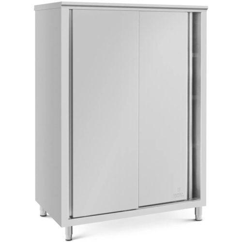 Gastronomiskā skapis ar bīdāmām durvīm STEEL 120 x 70 x 180 cm