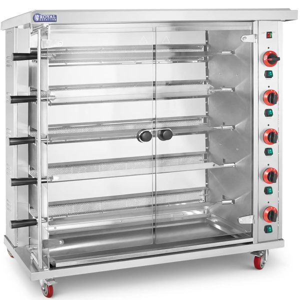 Gāzes grils 25 vistām, 5 iesmi, propāns-butāns, 25 kW
