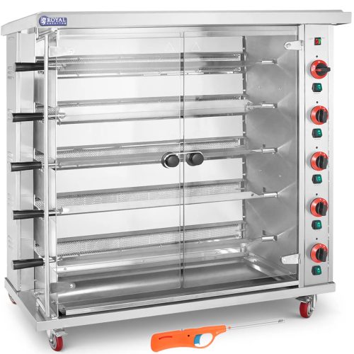 Gāzes grils 25 vistām, 5 iesmi, propāns-butāns, 25 kW