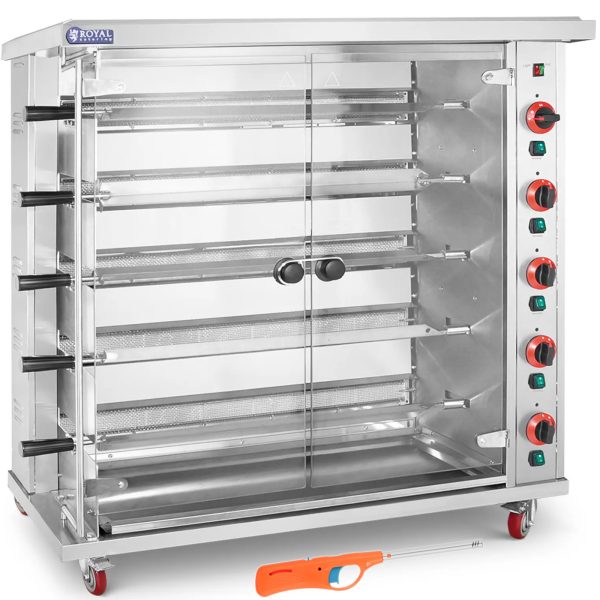Gāzes grils 25 vistām, 5 iesmi, propāns-butāns, 25 kW