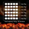 Gāzes grils 30 vistām, 6 iesmi, propāns-butāns, 30 kW