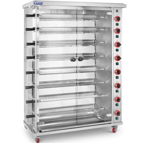 Gāzes grils 40 vistām, 8 iesmi, propāns-butāns, 40 kW