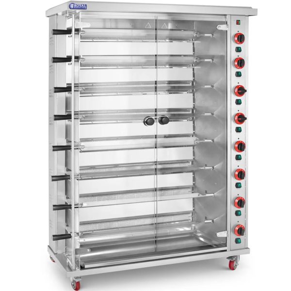 Gāzes grils 40 vistām, 8 iesmi, propāns-butāns, 40 kW