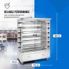 Gāzes grils 30 vistām, 6 iesmi, 2 atvilktnes uz riteņiem, 40 kW