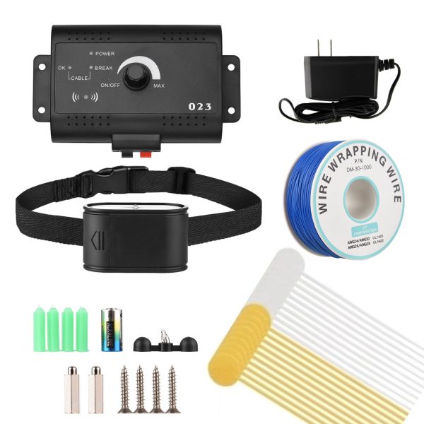 Elektriskais ganu apmācības žogs suņiem ar kakla siksnu 300 m komplekts