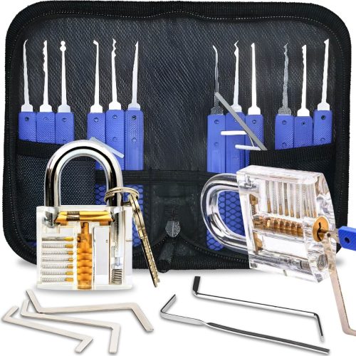 Slēdzenes atvēršanas instrumentu komplekts - 17 gab.