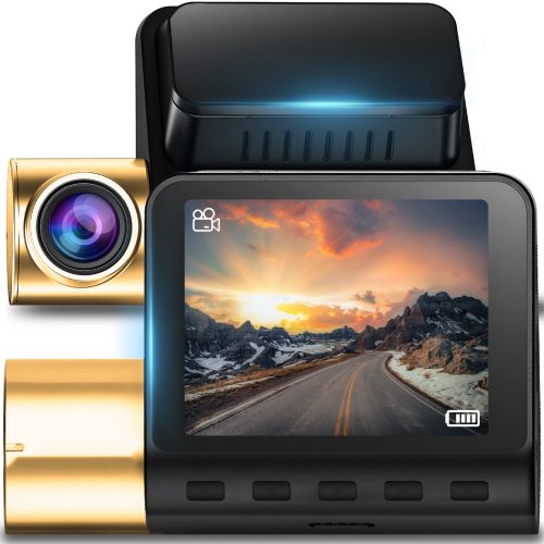 Automašīnas kameras videoierakstītājs ar GPS G-sensoru 2K WiFi 2 collu LCD ekrānu