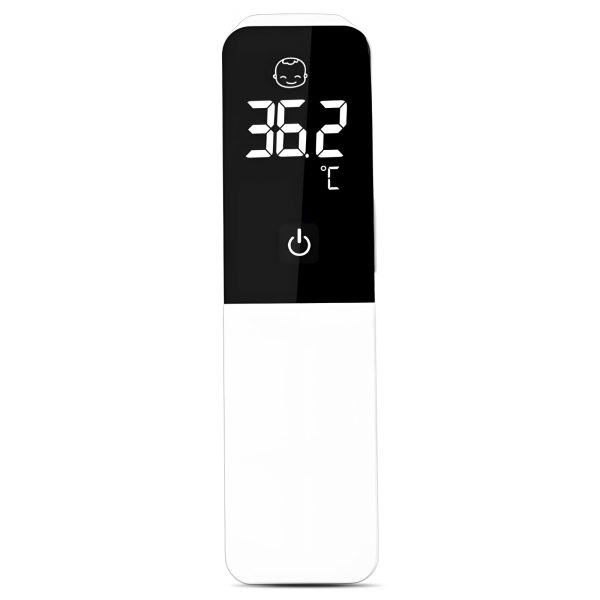 Bezkontakta infrasarkanais auss pieres termometrs LCD