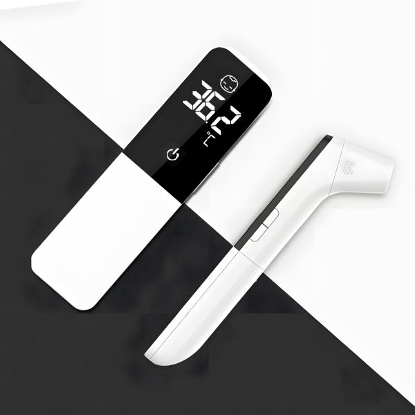 Bezkontakta infrasarkanais auss pieres termometrs LCD