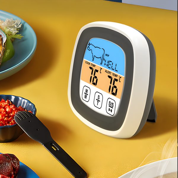 Virtuves termometrs gaļas krāsnij, grilam, kūpinātavai ar zondi 250 C