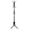 Bēniņu stāvošs drēbju pakaramais, 3 līmeņi, 175 cm - melns