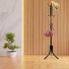 Bēniņu stāvošs drēbju pakaramais, 3 līmeņi, 175 cm - melns