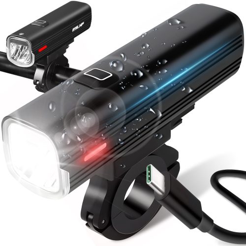 Uzlādējams velosipēda lukturis stūrei 4800 mAh 1000lm