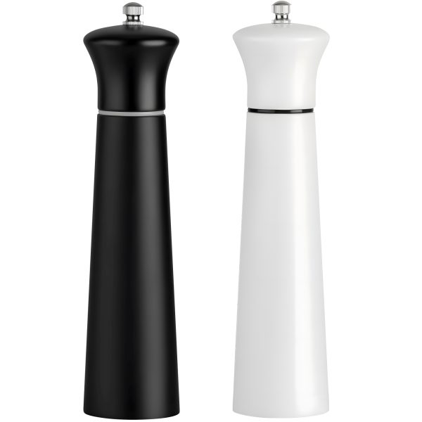 Koka sāls un piparu garšvielu dzirnaviņu komplekts, 22 cm - 2 gab.