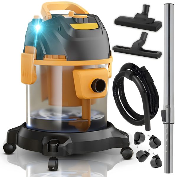 Bezmaisa putekļsūcējs mitrai un sausai tīrīšanai paklājiem un mīkstajām mēbelēm, 20 l, 2000 W