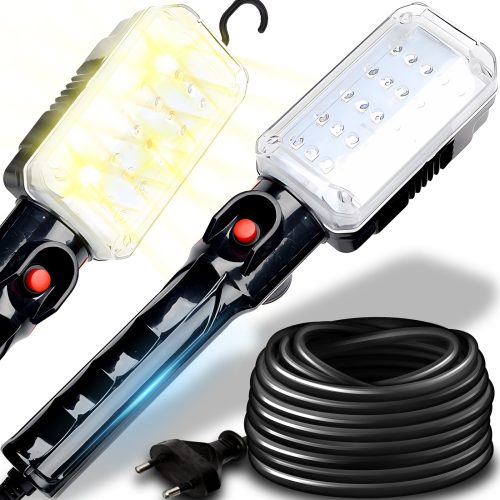 Darbnīcas darba lampa ar magnētisko āķi, 20 LED, 1500 lm