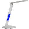 LED galda lampa, 3 spilgtuma līmeņi, modinātājs, kalendārs, pulkstenis, termometrs, 260 lm, 5 W