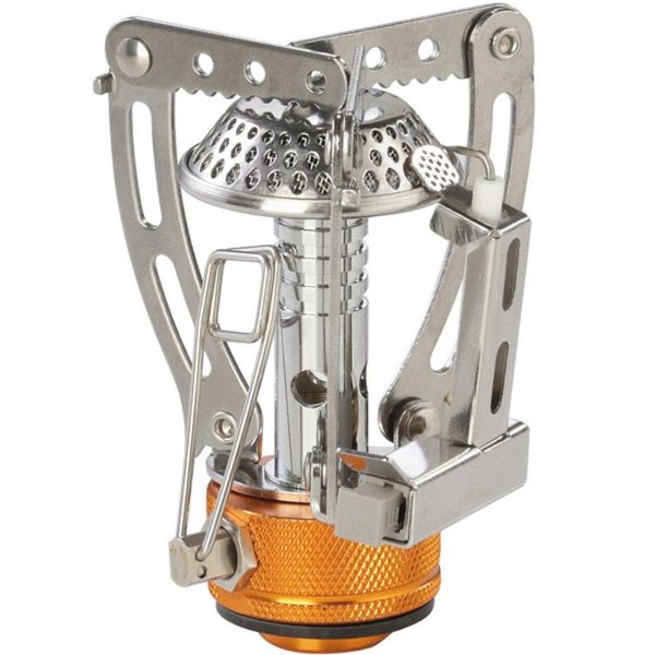 Tūristu plīts gāzes baloniem 7/16'' TWIST pjezo aizdedzinātājs 4,5 kW
