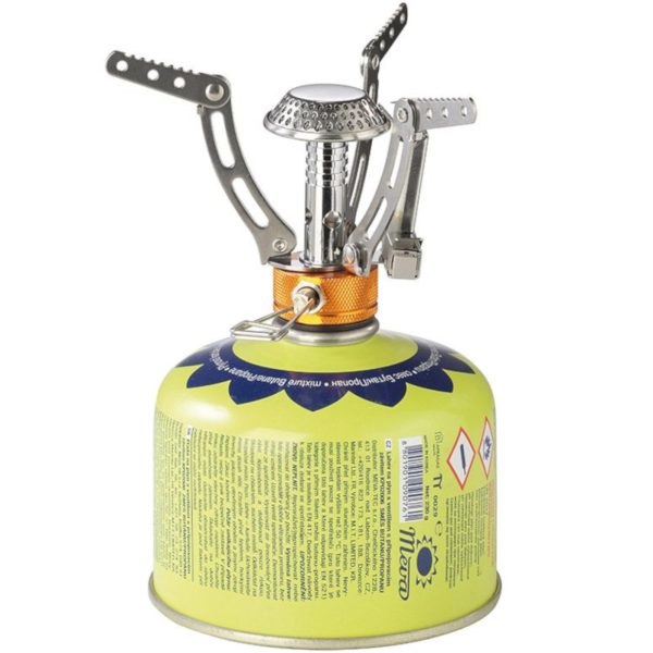 Tūristu plīts gāzes baloniem 7/16'' TWIST pjezo aizdedzinātājs 4,5 kW