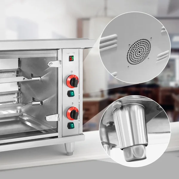 Gāzes grils 10 vistām, 2 iesmi, propāns-butāns, 10 kW