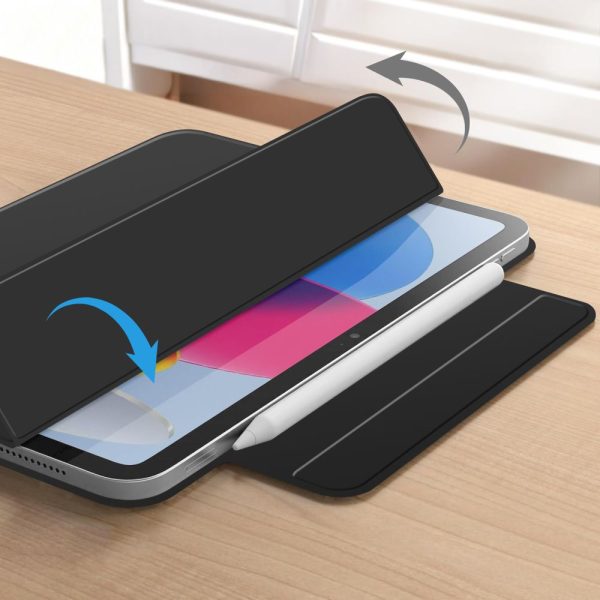 Aizsargvāciņš iPad 10.9'' 2022 / iPad 11'' 2025 Smartcase Magnetic - melns