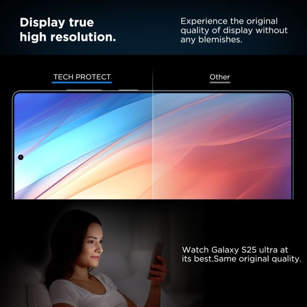 Rūdīts stikls Samsung Galaxy S25 Ultra Quick Set+ - caurspīdīgs