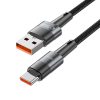 USB-C - USB-C 66W 6A 2m kabelis - pelēks