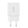 2x USB-C PD 35W sienas lādētājs - balts
