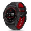 Garmin Fenix 3 / 5X / 3HR / 5X Plus / 6X / 6X Pro / 7X pulksteņa siksniņa - melna un sarkana