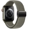 Apple Watch Band 4 / 5 / 6 / 7 / 8 / 9 / SE / Ultra 1 / 2 (42 / 44 / 45 / 49 mm) neilona magnēts - zaļš