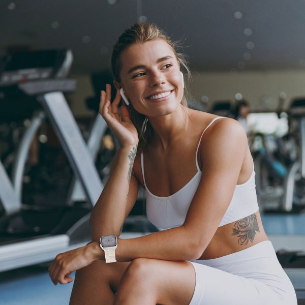 Apple Watch Band 4 / 5 / 6 / 7 / 8 / 9 / SE / Ultra 1 / 2 (42 / 44 / 45 / 49 mm) neilona magnēts - zaļš