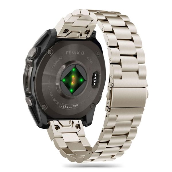 Aproce Garmin Fenix 5 / 6 / 6 PRO / 7 / 8 / E pulkstenim - titāna
