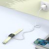 Induktīvā lādētāja adapteris Apple Watch pulksteņam USB-C 3W 1m - balts