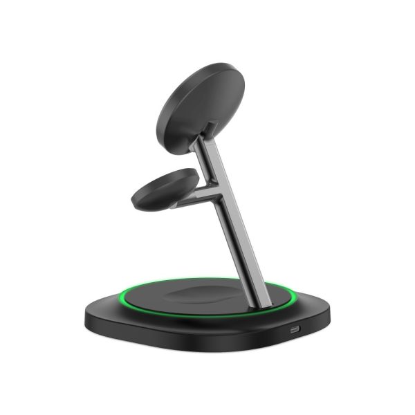 1029481-6-ladowarka-indukcyjna-3w1-do-smartfona-smartwatcha-tech-protect-hurtownia-dropshipping.jpg 3-in-1 induktīvais lādētājs viedtālrunim, viedpulkstenim un austiņām Magnetic MagSafe - melns