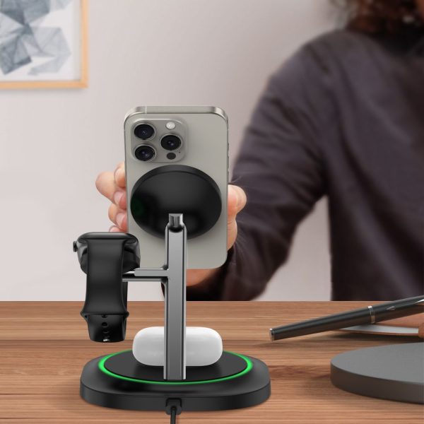 1029481-8-ladowarka-indukcyjna-3w1-do-smartfona-smartwatcha-tech-protect-hurtownia-dropshipping.jpg 3-in-1 induktīvais lādētājs viedtālrunim, viedpulkstenim un austiņām Magnetic MagSafe - melns