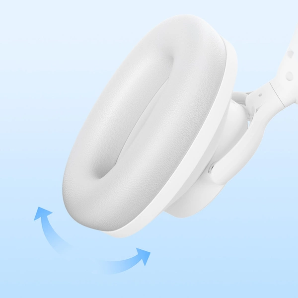 Hibrīda ANC SOUNFII Q20S bezvadu aktīvās trokšņu slāpēšanas austiņas - baltas