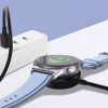 Induktīvā lādētāja adapteris Samsung Galaxy Watch USB-C 100 cm pulksteņam - melns