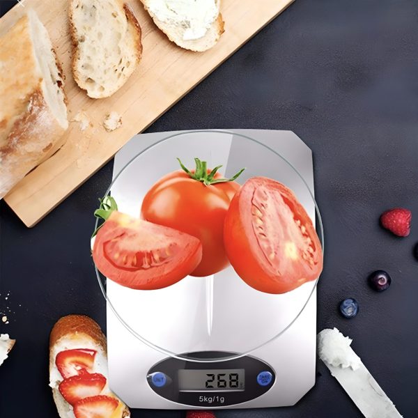 LCD elektroniskie virtuves svari 1-5000 g / 1 g
