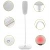 Skārienjutīga skolas galda lampa lasīšanai un mācībām, 3 spilgtuma līmeņi, 14 LED USB