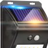 Āra saules dārza lampa ar krēslas kustības sensoriem, 20 LED diodes