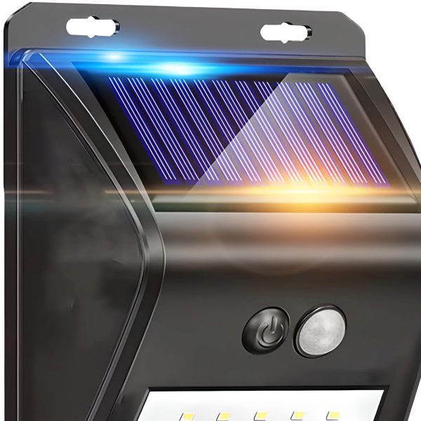 Āra saules dārza lampa ar krēslas kustības sensoriem, 20 LED diodes