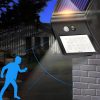 Āra saules dārza lampa ar krēslas kustības sensoriem, 20 LED diodes