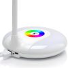 Skārienjutīga skolas galda lampa, 3 spilgtuma līmeņi, 256 krāsas, 16 gaismas diodes