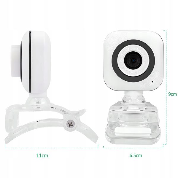 Regulējama USB tīmekļa kamera ar mikrofonu datoram