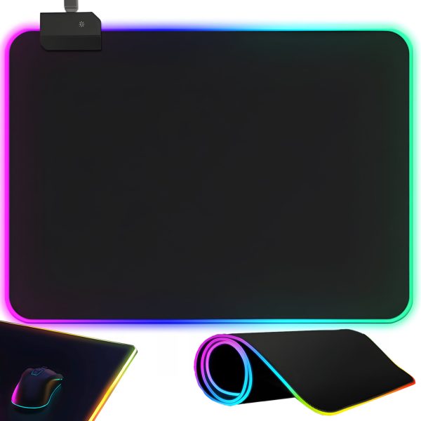 Spēļu galda paklājiņš apgaismotam peles paliktnim 35 x 25 cm